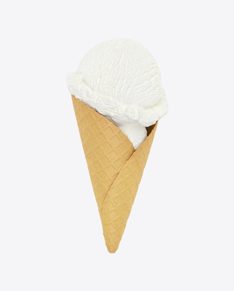 Ice Cream Waffle Cone PNG