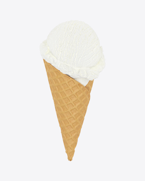 Ice Cream Waffle Cone PNG