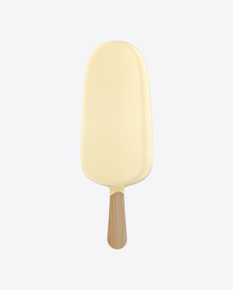 Download White Chocolate Ice Cream Bar Transparent PNG on YELLOW Images