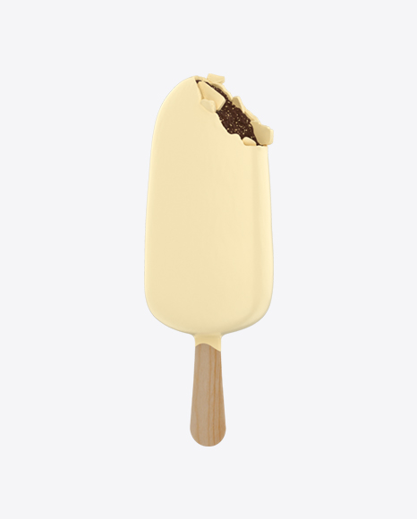 White Chocolate Ice Cream Bar PNG