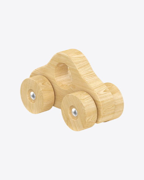 Wooden Toy Car PNG