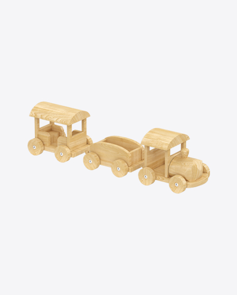 Wooden Toy Train PNG