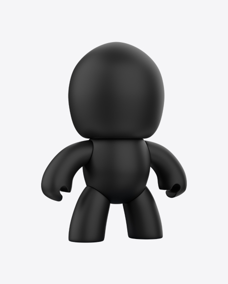 Black Plastic DIY Toy