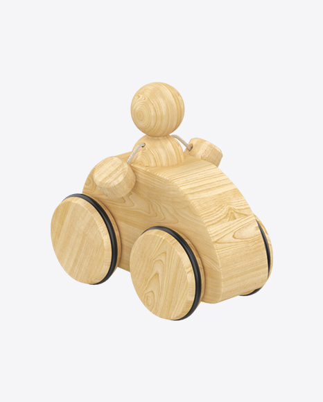 Wooden Toy Car PNG