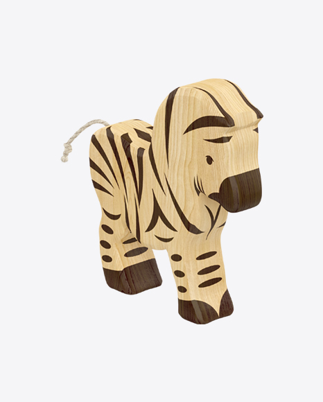 zebra wooden toy