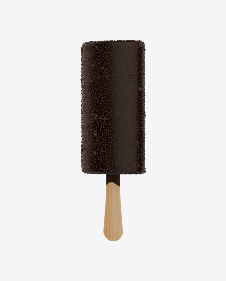 Ice Cream Bar with Chocolate Sprinkles PNG