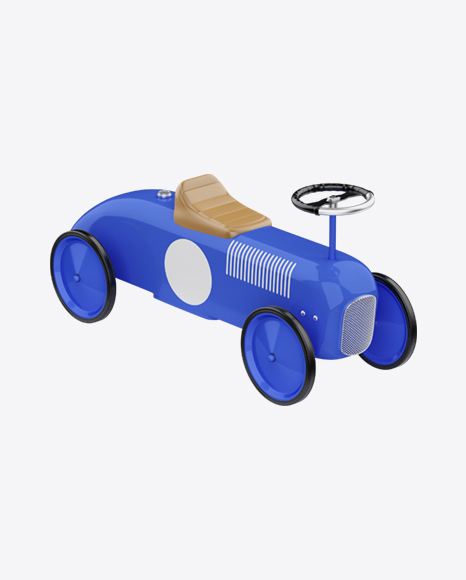 Retro Push Car for Kids PNG