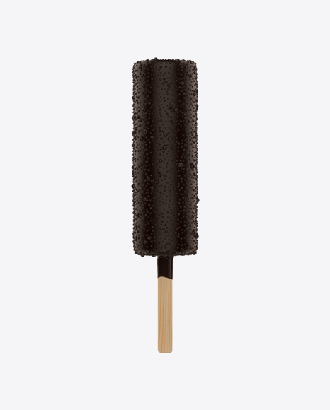 Ice Cream Bar with Chocolate Sprinkles PNG