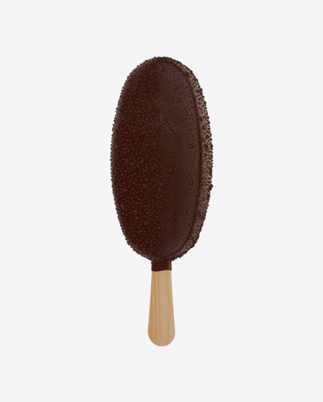 Ice Cream Bar with Chocolate Sprinkles PNG