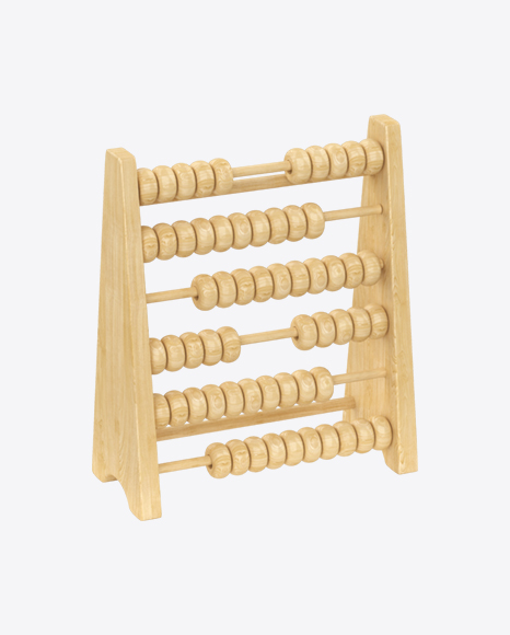 Wooden Counting Toy PNG