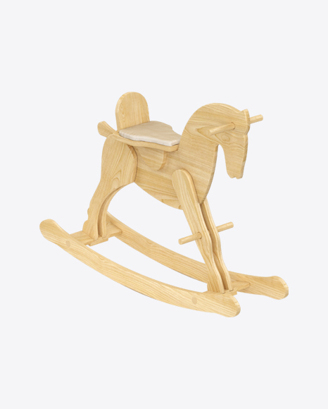 Wooden Rocking Horse PNG