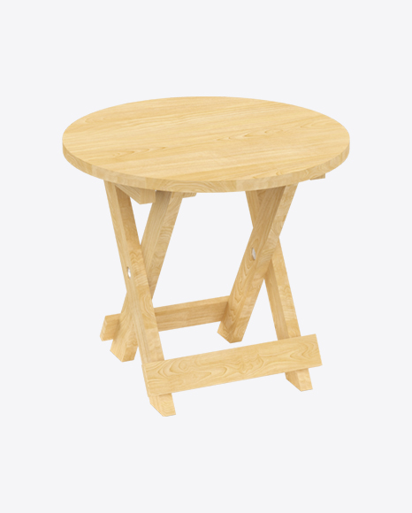 Kids Wooden Table PNG