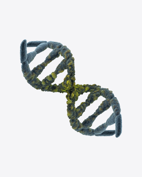 DNA Helix with Flaw