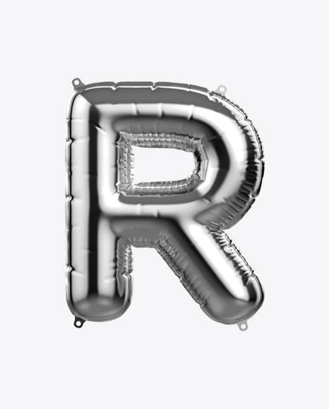 Letter R Foil Balloon