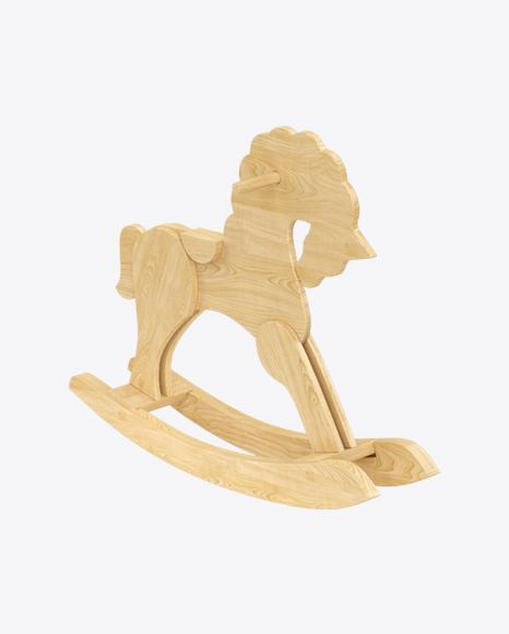 Wooden Rocking Horse PNG