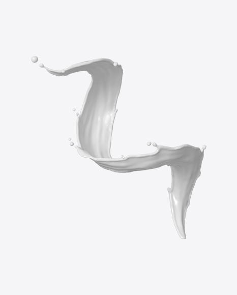 Twisted Milk Splash PNG