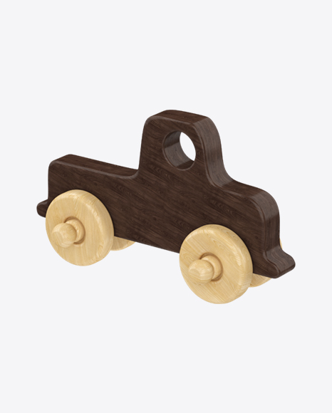 Wooden Toy Car PNG