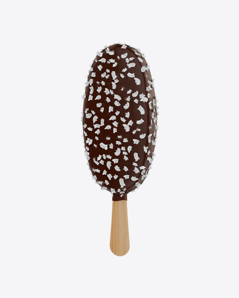 Ice Cream Bar with Coconut Crunch PNG