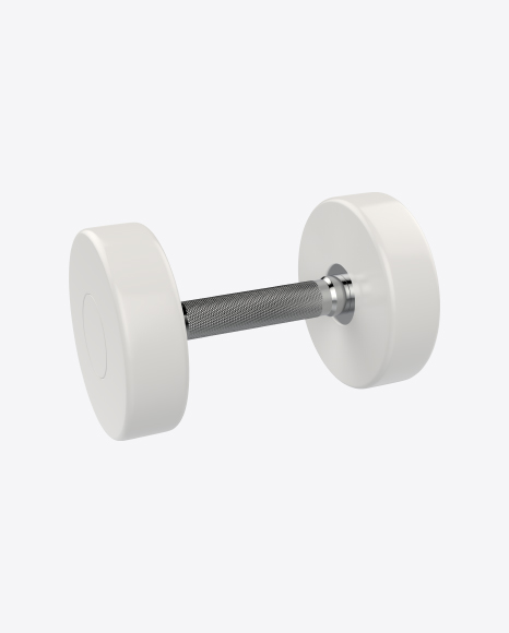 White Dumbbell PNG