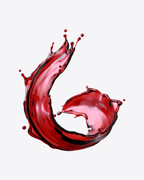 Wine Swirl Splash PNG
