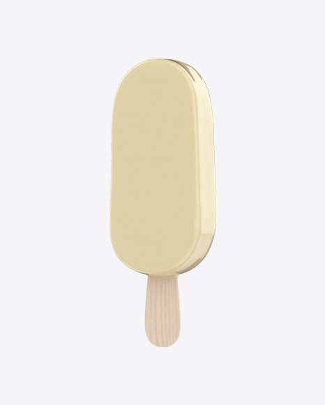 Ice Cream Bar in Vanilla Glaze PNG
