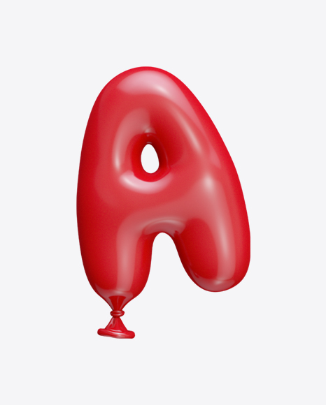Letter A Balloon PNG