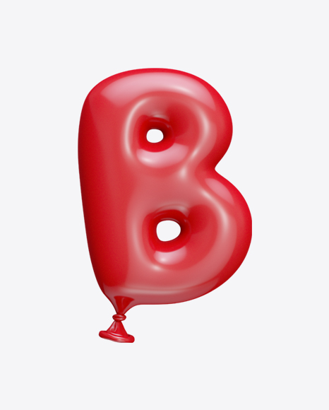 Letter B Balloon PNG