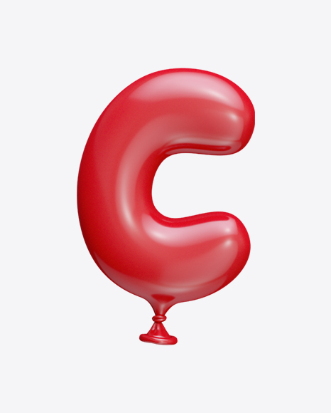 Letter C Balloon PNG