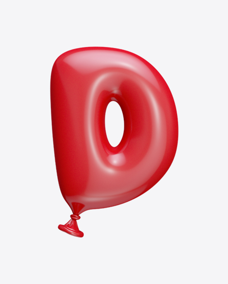 Letter D Balloon PNG