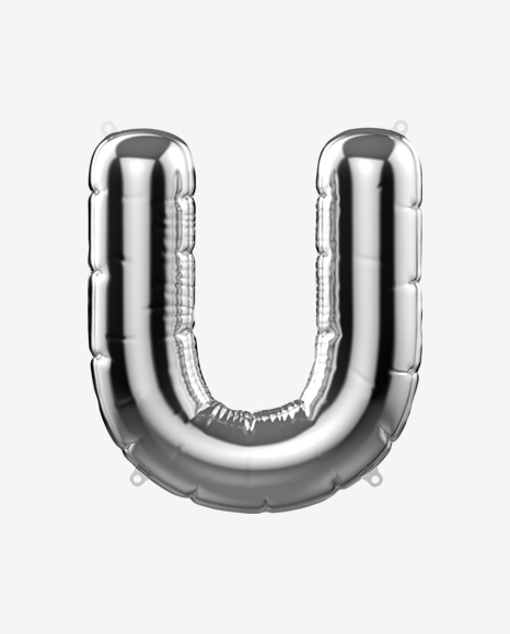 Letter U Foil Balloon