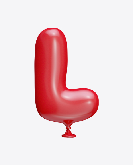 Letter L Balloon PNG