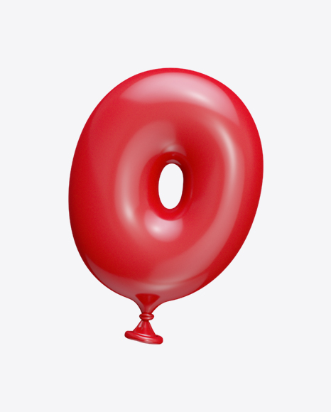 Letter O Balloon PNG