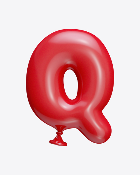 Letter Q Balloon PNG