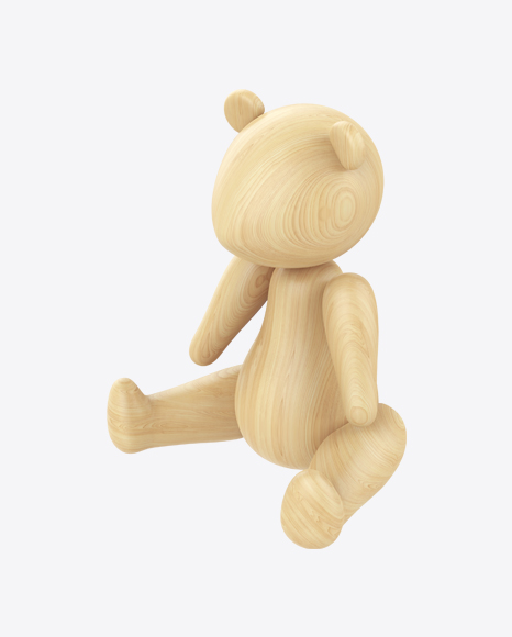 Wooden Bear Toy