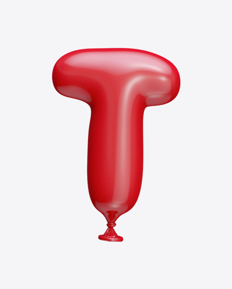Letter T Balloon PNG