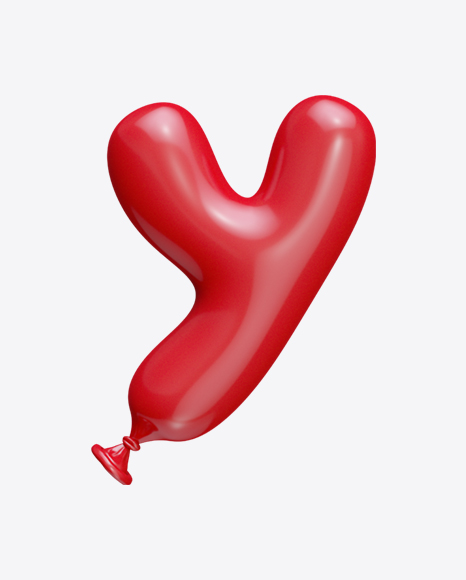 Letter Y Balloon PNG