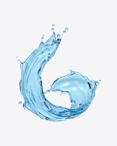 Water Swirl Splash PNG