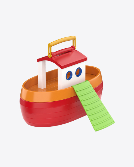 Plastic Ship Toy PNG