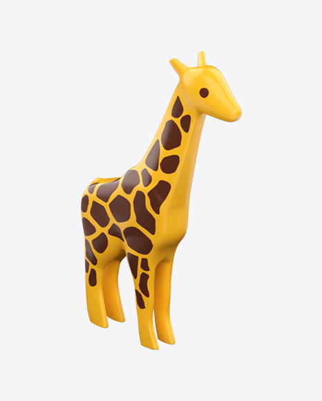 Plastic Giraffe Toy PNG
