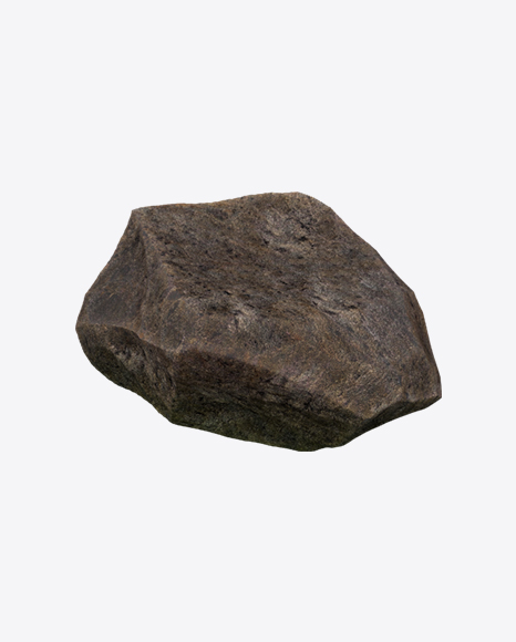 Dark Brown Rock PNG