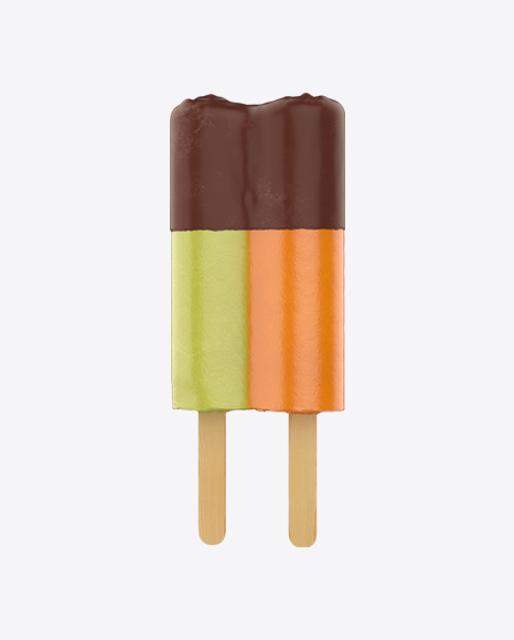 Twin Ice Lolly in Milk Chocolate PNG