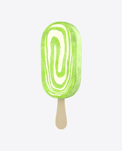 Green Ice Lolly PNG