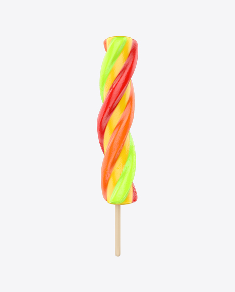 Download Twisted Fruit Ice Lolly Transparent PNG on YELLOW Images