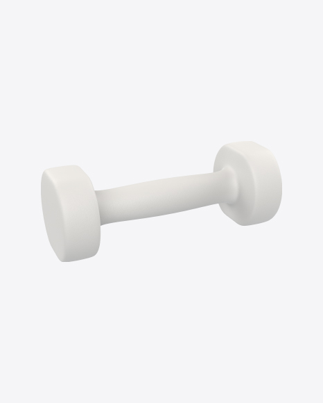 Small White Dumbbell PNG