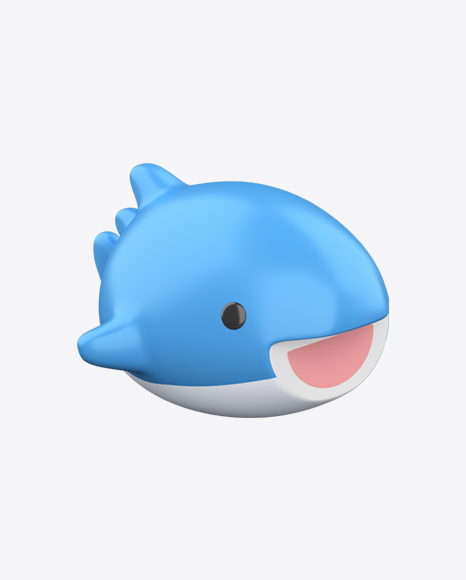 Floating Whale Bath Toy PNG
