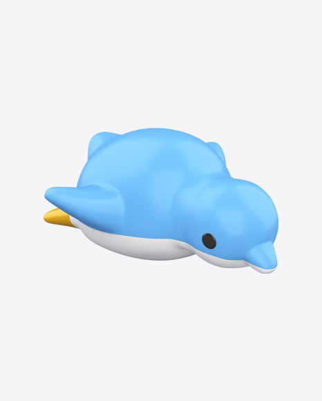 Floating Penguin Bath Toy PNG