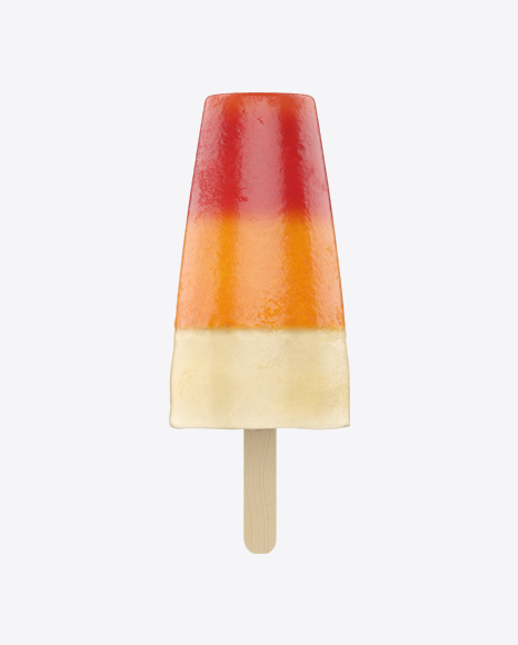 Triple Fruit Ice Lolly PNG