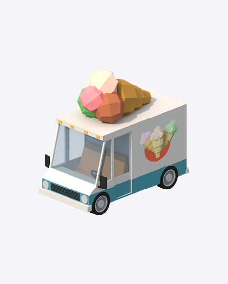 Ice Cream Truck PNG