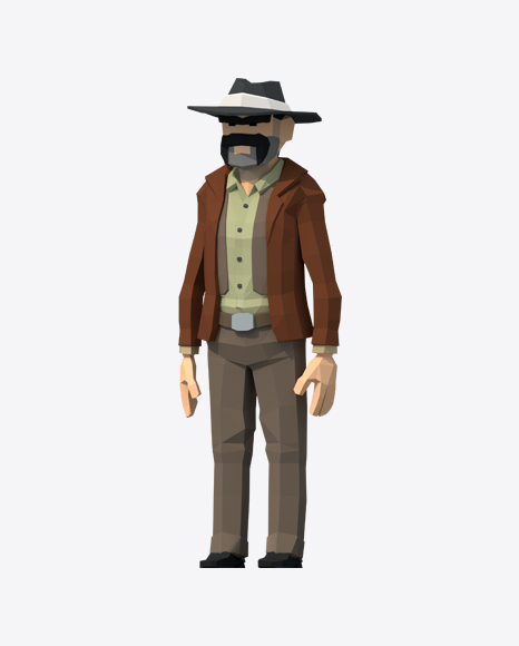 Low Poly Bad Guy