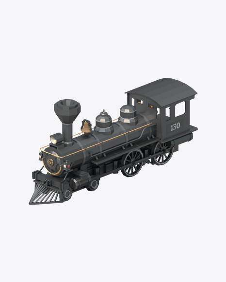 Low Poly Locomotive